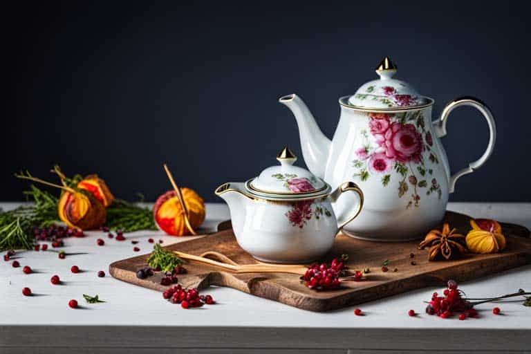 Teekanne Set Porzellan